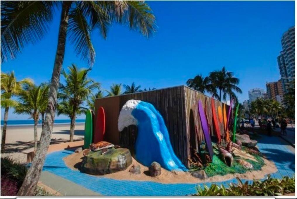 Apto Aconchegante - Praia Grande Kültér fotó